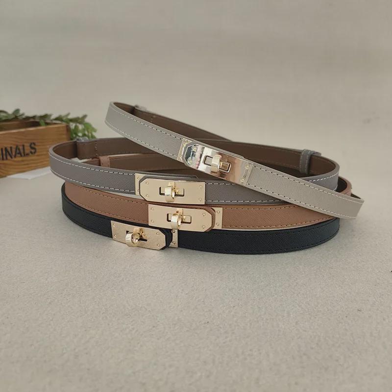 Женский ремень из натуральной кожи: Модный японский и корейский стиль для джинсов и рубашек