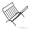 CAMPING MOON Firewood Rack for Field Use, Black Gear T-285