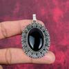 Black Onyx Gemstone Jewelry, 925 Solid Sterling Silver Jewelry For Her, Handmade Gorgeous Jewelry, New Brand Designer Pendant For Love