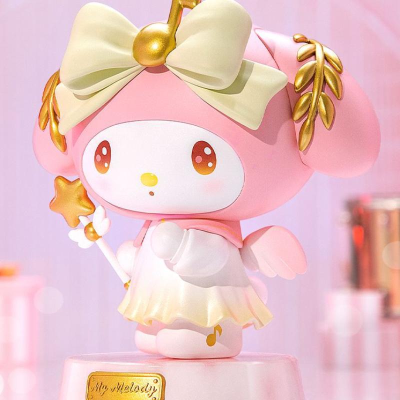 Серия Мультфильмов и Аниме Sanrio Кукла Куроми Девочка Фигурка Май Мелоди Орнамент-Украшение в Стиле Лешен Модные Периферийные Подарки Подвижная Сочлененная Масштаб