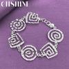 CHSHINE 925 Sterling Silver Vortex Chain Bracelet For Women Wedding Fashion High Quality Jewelry