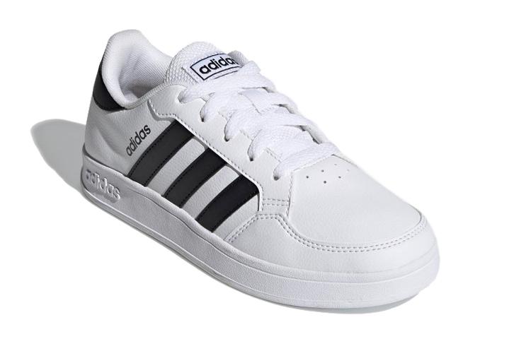 adidas Neo Breaknet Нескользящие Устойчивые к истиранию Низкие Кеды для скейтборда Белые Детские FY9506