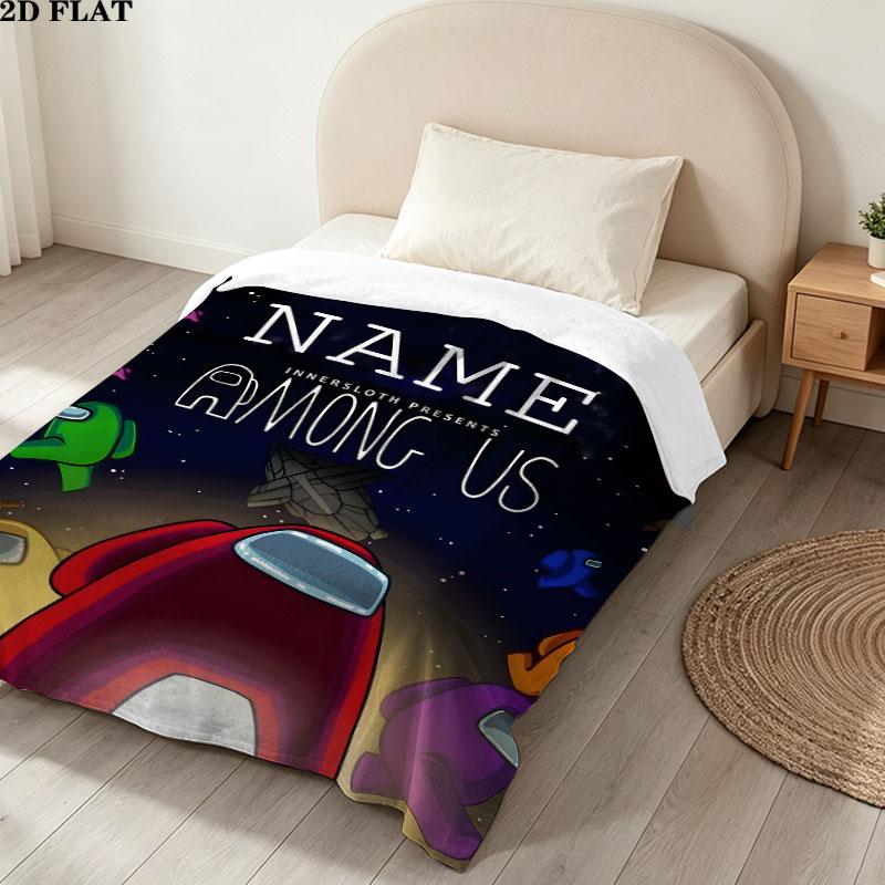 Custom Among Us Blanket, High quality Comfortable for All Seasons, Home Decor, Warmth and Comfort