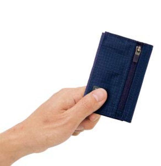 Кошелек унисекс нейлоновый Trail легкий BK 1133248 [Montbell] mont-bell Compact, (черный)