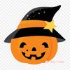 Cute Halloween Pumpkins Jack O' Lantern Halloween Iron On Heat Transfer Printing Vinyl Patches Sticker for Clothes DIY Appliques Washable Patches