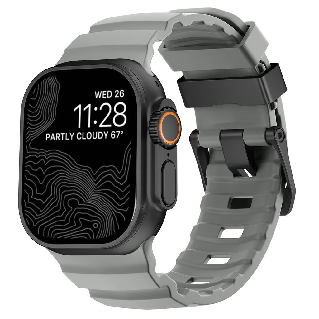 Силиконовый ремешок Trail для Apple Watch Band 49 мм 46 мм 45 мм 44 мм Спортивный браслет Наручный ремешок для iwatch Серии Ultra 3 2/10 9 8 7 SE 6