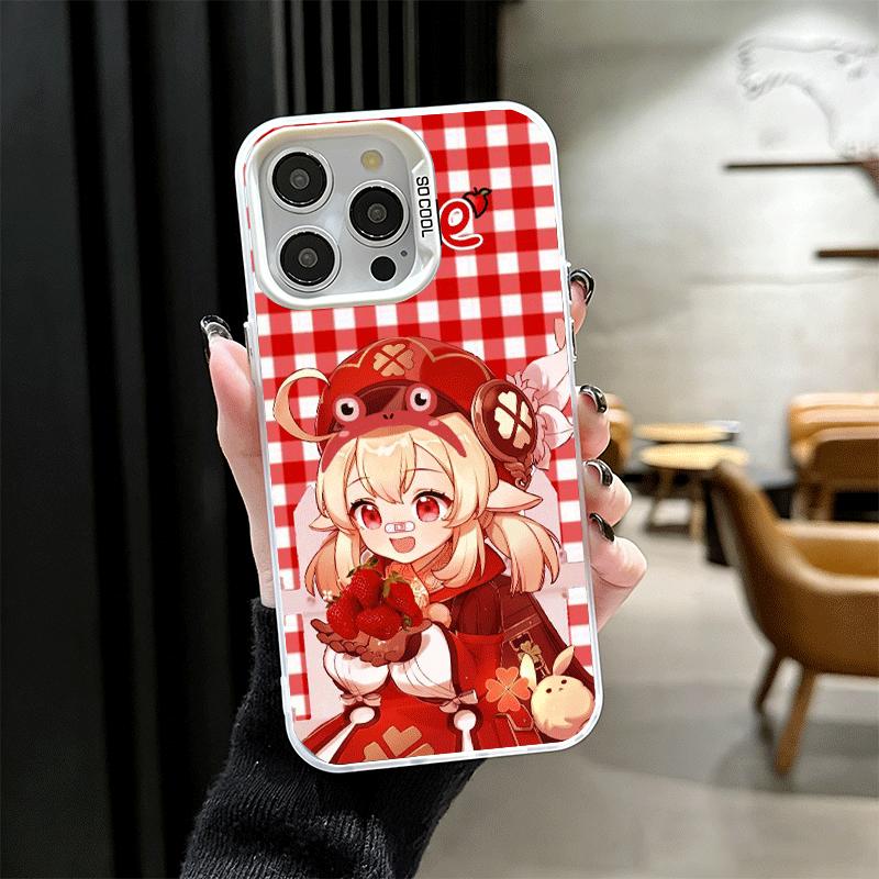 Genshin Impact Klee Shockproof Phone Case for iPhone 17 Air 16 16E 15 Pro Max 14 Plus 13 Mini 12 Back Cover Anti Fall Fundas