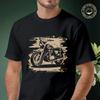Men Cotton Casual T-shirts Abstract Graffiti Motorcycle Tee Men s Summer Cycling Sportswear Top