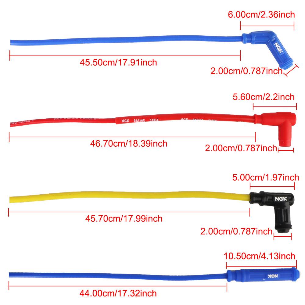 Universal For Dirt Bike Racing Go Kart ATV Scooter Moto Spark Plug Motorcycle Lgnition Coil Lridium Cable
