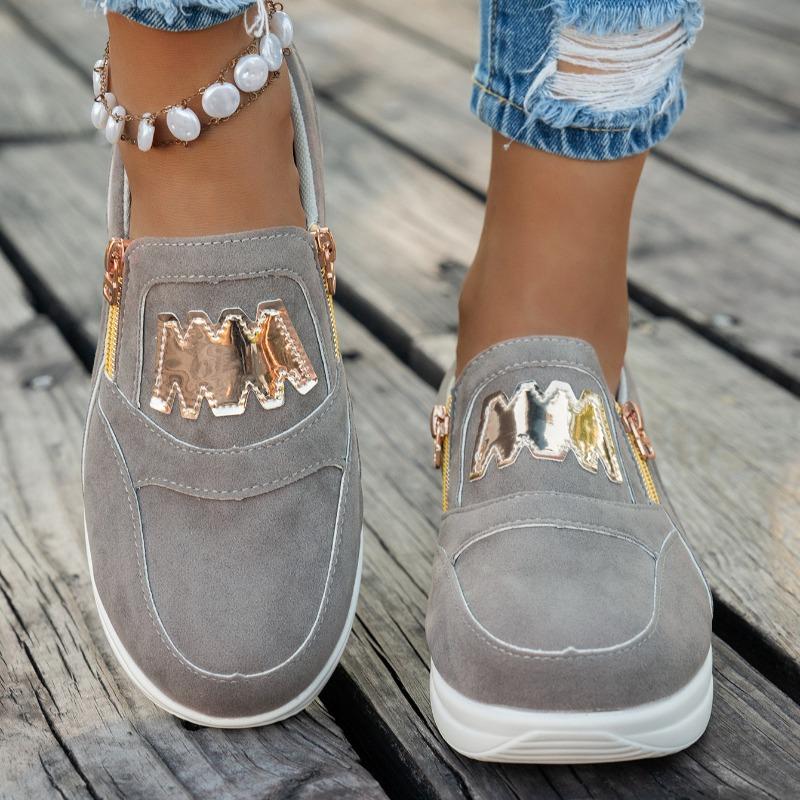 Новые женские кроссовки на платформе Модная уличная обувь Femme Повседневные слипоны Модные лоферы Удобные дышащие кроссовки Женские