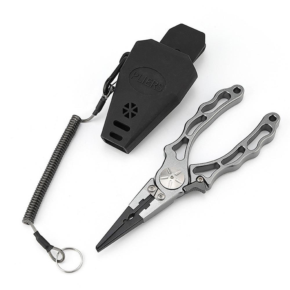 Aluminum Alloy Fishing Line Cutter Pliers 20*6.5cm Hook Remover Pliers Outdoor Fishing