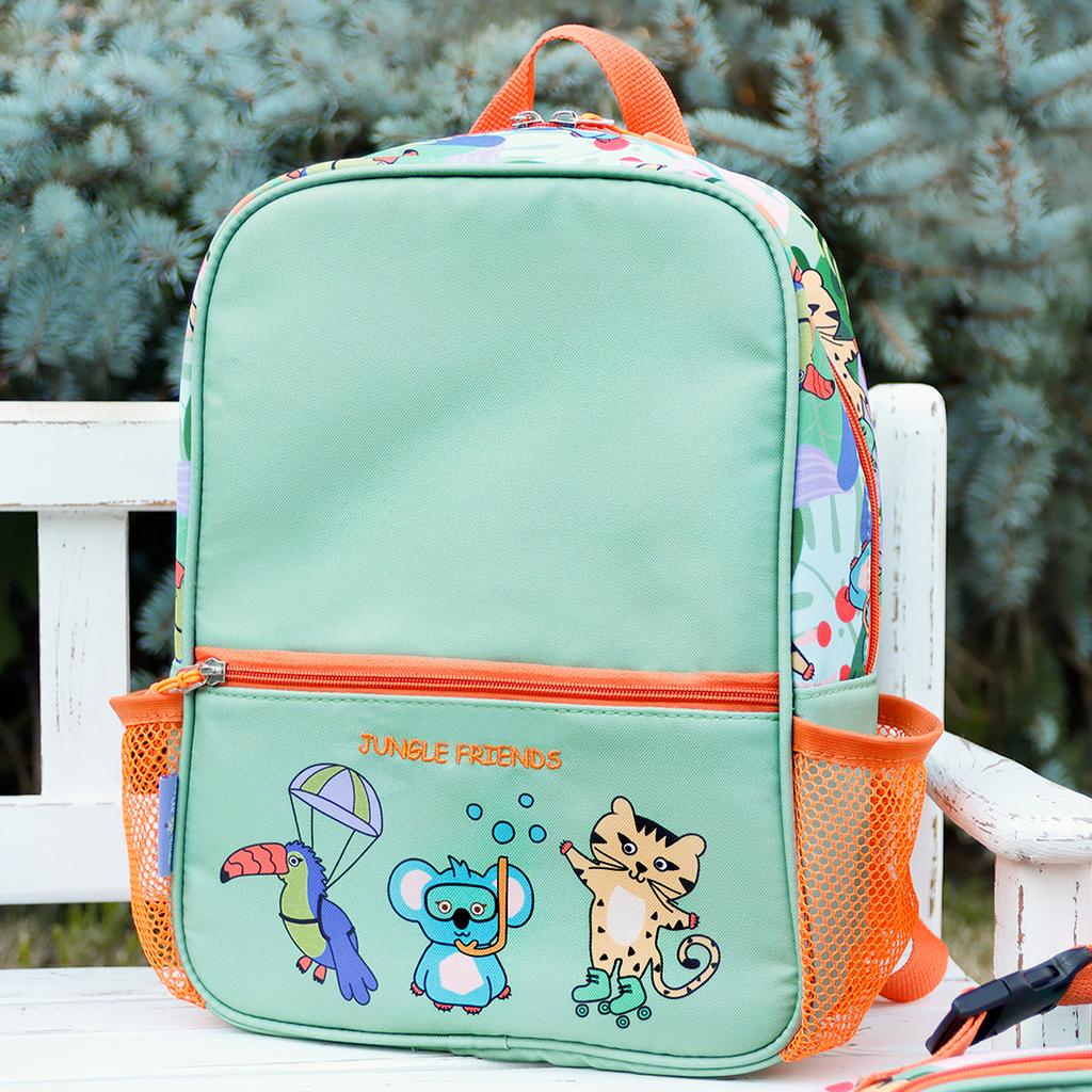 Milk&Moo Kids Backpack with Lunch Box, School Backpack Set for Girls and Boy