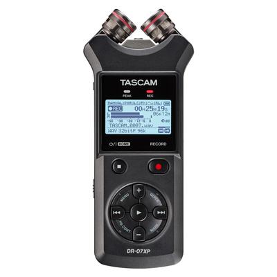 TASCAM DR-07XP 32-битный плавающий стереофонический портативный рекордер с поддержкой записи