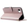 For iPhone 16e Wallet Case Rhombus Grid PU Leather Phone Cover