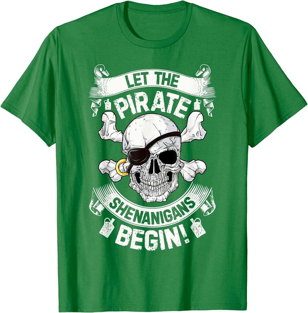 Пусть начнется пиратское веселье Jolly Roger Пиратская Унисекс Футболка Унисекс Футболка