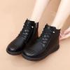 Shoes Winter Velvet Warm Medium and Short Boots Children Non-slip Soft-soled Women's Shoes Flat-soled Elderly