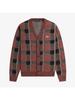 [штаб-квартира подлинный] Fred Perry [sharp] Glitch клетчатый кардиган S54 Afpm2336531 S54 qzgAfpm2336531 S54