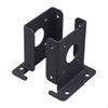 2x Wood Fence Pergola Post Base Brackets Log Cabin Garden Powder Coated Support Outdoor Anchor