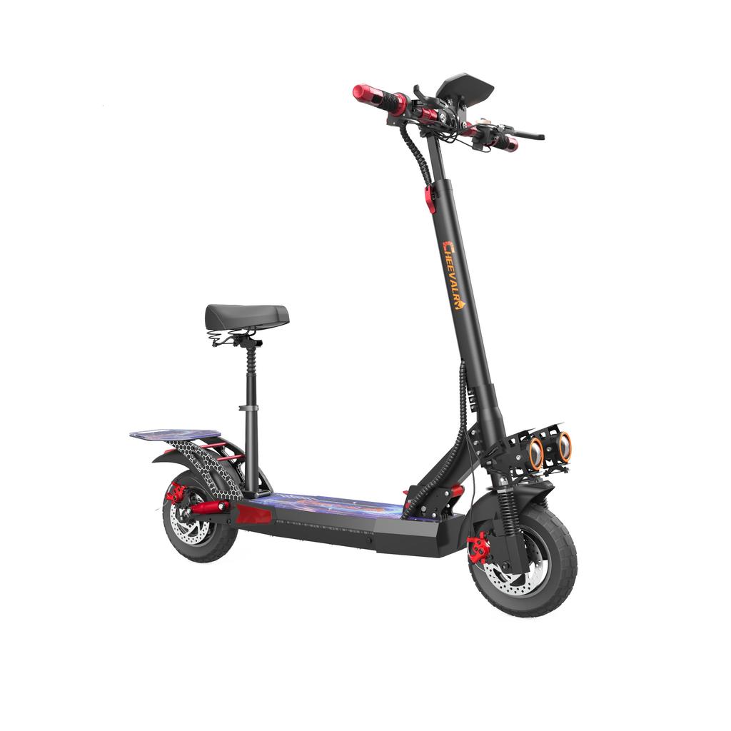 Cheevalry X9 Adult All-Terrain Electric Scooter 48V18.6Ah Battery 10 Inch Tires 45KM/H Top Speed 120KG Road Folding 1000W Motor E-Scooter