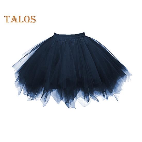 Женская юбка из тюля 50-х годов, юбка-пачка с эластичной талией, короткая балетная юбка-кринолин, карнавальный костюм, нижняя юбка