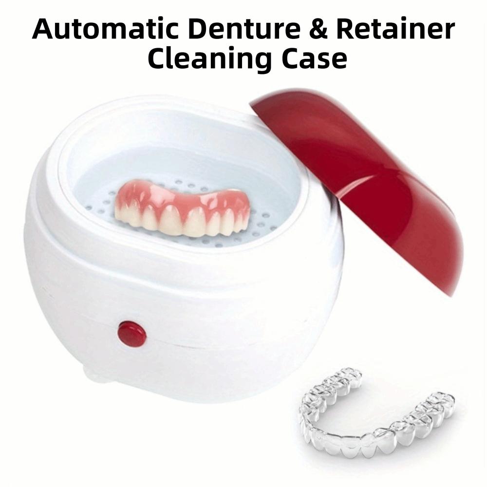 with Filter System Portable Denture Case Multifunctional Denture Holder for Parents Gift