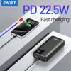EAGET Portable Charger PD22.5W 20000mAh USB-C QC 4.0 Fast Charging Digital Display Charger for iPhone 16/15/14/13/12/11, for Samsung, Android