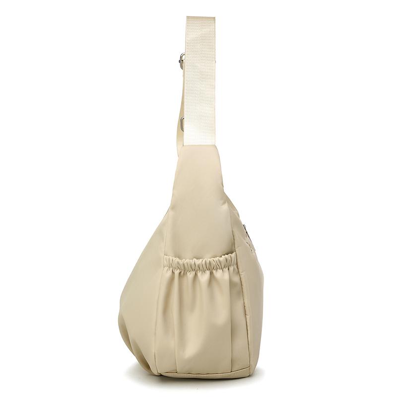 Повседневная женская нейлоновая сумка через плечо, модная, простая, в студенческом стиле, сумка кроссбоди, большой вместимости, дизайнерская женская сумочка