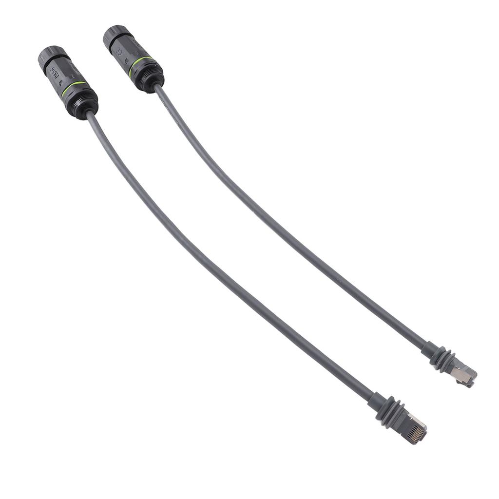 Satellite Cable to RJ45 Connector Waterproof 1200Mbps with Ground Wire Device Satellite Extension Cord to RJ45 Adapter