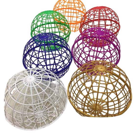 Rolling Chicken Ball Cage Detachable Chicken Ball Plastic Mesh Enclosure Chickens Orb Cage to Free Range for Hamsters Parrots Chicks