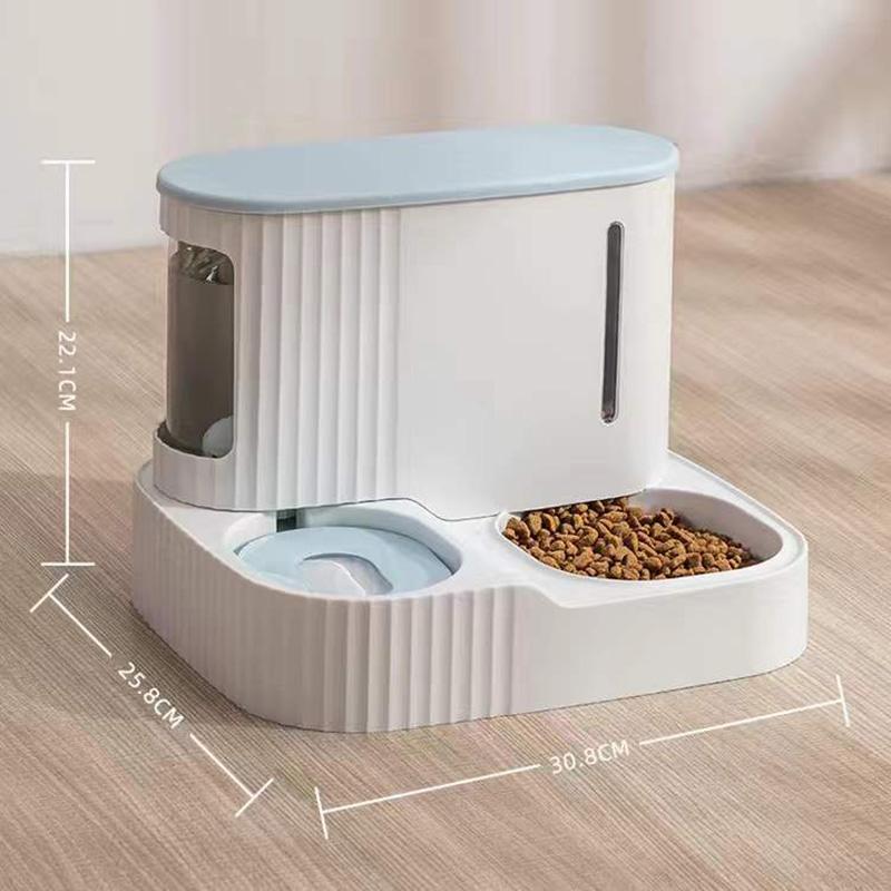 Cat Feeding Bowl, Automatic Feeder, Drinking Water Food Bowl, Dog Bowl, Cat Water Dispenser Fountains, Anti-overturning Dog Rice Bowl, Double B