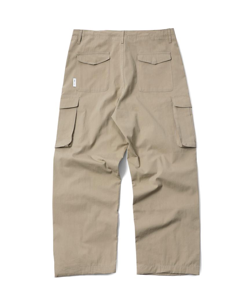 LUE PROJECT Wide Cargo Pants - Beige