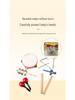 Детский деревянный музыкальный набор из шести предметов: Музыкальные инструменты для раннего развития: ручные колокольчики и песочный молоточек