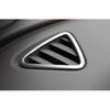 Декоративная накладка на верхний воздуховод панели приборов для Chevrolet Malibu 2016-2021 Серебристая сталь