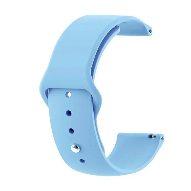Силиконовый ремешок для часов 22 мм 20 мм для TicWatch Pro 3 Ultra E3 E2 S2 Pro X GTW 2025 Тип ремешка Браслеты для смарт-часов Женские Мужские Correa