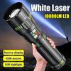 New Upgrade High Power Led Flashlights Super Bright Spotlight LED Flashlight Zoomable Outdoor Emergency Camping Torch