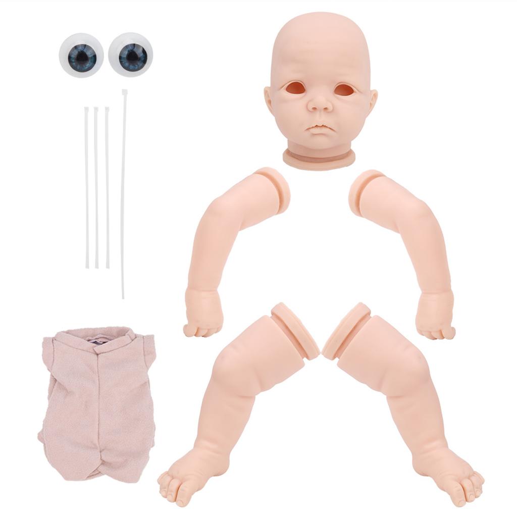 21-дюймовый комплект для куклы Reborn, неокрашенные большие глаза, детали для куклы-девочки, очаровательный подарок для ребенка