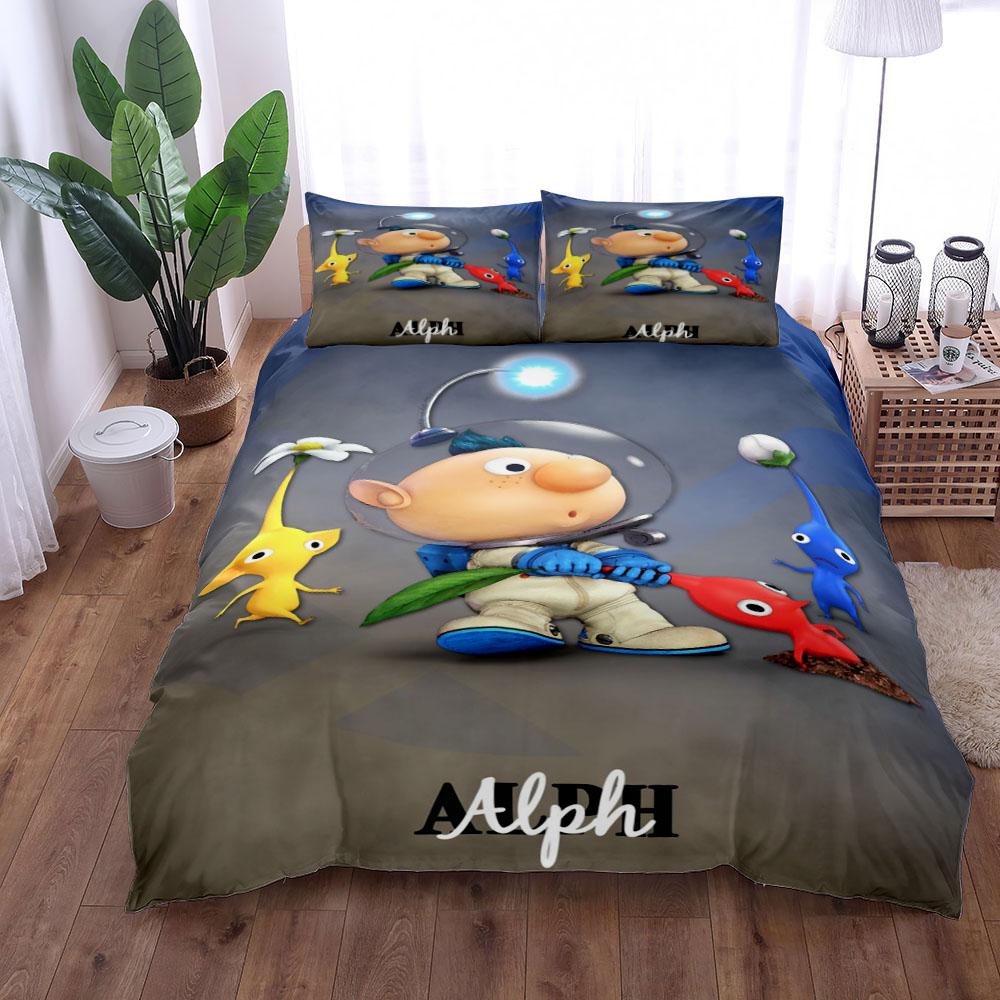 Pikmin Bugs пододеяльник комплект King Queen Double Full Twin Single Size комплект постельного белья