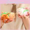 Plush Hot Dog Keychain Bag Pendant Backpack Food Animal Decoration Toy Bakery