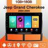 Автомобильное радио Android Auto Carplay для Jeep Grand Cherokee 2004-2005, мультимедийный проигрыватель, головное устройство, стерео, GPS-навигация, BT WIFI 1+16 ГБ