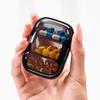 Portable Medication Dispenser Box for Three Daily Doses of Pills and Tablets Waterproof Medicine Case Pill Box