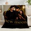 1PC Eclipse Twilight vampire Flannel Blanket Gift, Suitable for Both Men And Women, Soft Ideal for Beds And Sofa, Birthday Or Christmas Gift