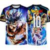 2026 Летняя Ретро Футболка Dragon Ball для Фитнеса Мужская Оверсайз 3D Печать Короткий Рукав Семейная Унисекс Детская Спортивная Футболка