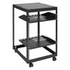 15U Open Frame Server Rack, 15''-40'' Adjustable Depth, Free Standing or Wall Mount Network Server Rack, 4 Post AV Rack with Casters, Holds All Your