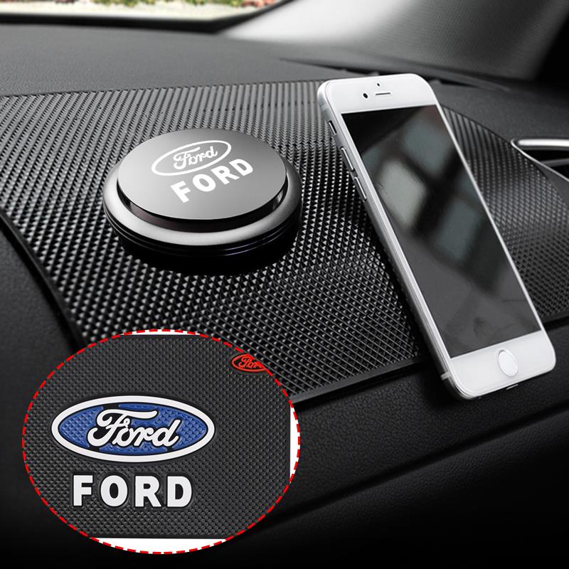 Car Dashboard Non-slip Mat Phone Key Storage Pad Car Accessories For Ford ST Line Focus Mustang Fiesta Puma Ranger Kuga MK7 MAX