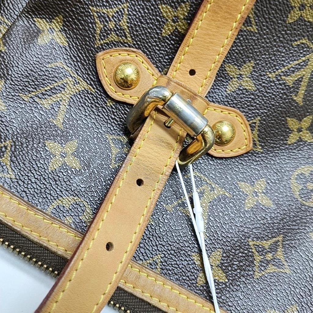 [Pre-Owned] Palermo Large Brown Coated Canvas Monogram Shoulder Bag - Fair #ELW157
