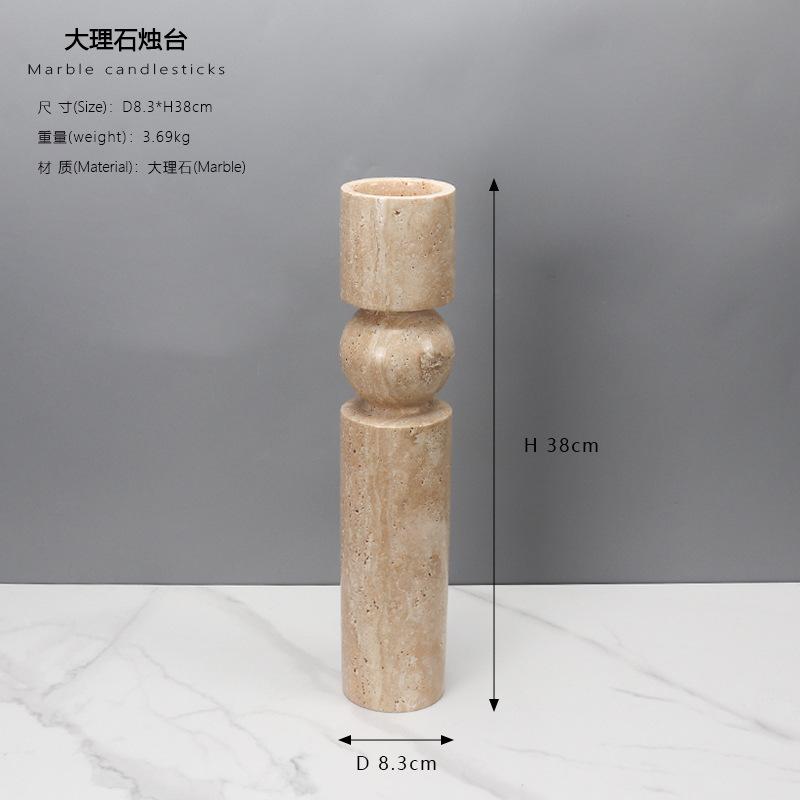 Домашний декор Мраморный подсвечник тумба под телевизор настольные украшения подсвечник свадебное украшение подсвечники декор для стола