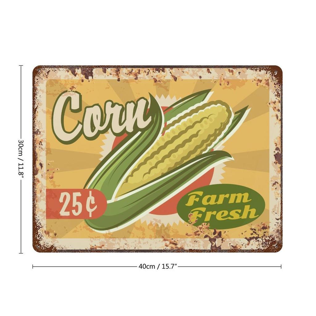 1-Pack Rusty Vintage Sign Panel, 20×30cm and 30×40cm, Distressed Décor for Pub, Restaurant or Living Room