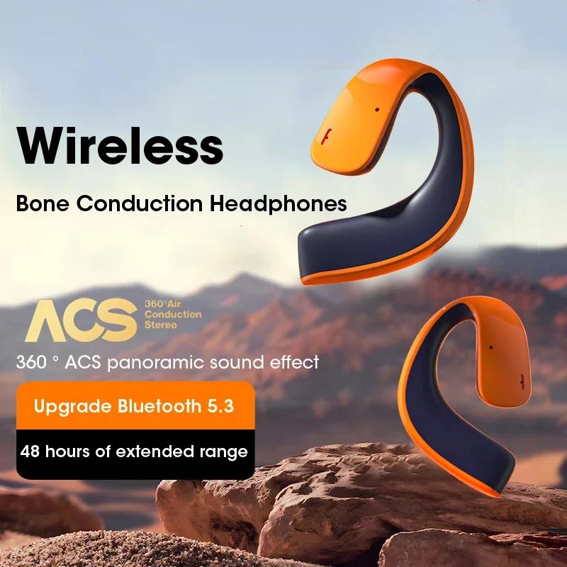 JYL TS Наушники с костной проводимостью TWS Bluetooth Водонепроницаемые Панорамный звук Спорт Открытый дизайн Комфорт