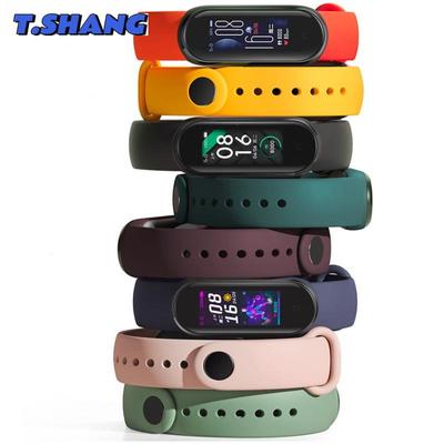 Ремешок для часов Xiaomi Mi Band 7 6 5 4 3 браслет силиконовый браслет MiBand 3 4 Band5 Band6 аксессуары для умных часов