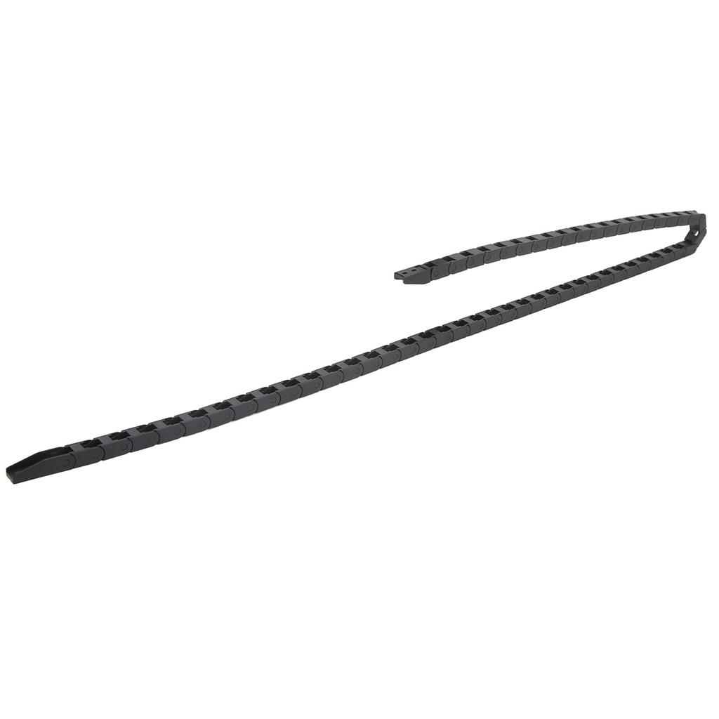 Черная пластиковая кабельная цепь для транспортировки проволоки с конечным соединителем для станков с ЧПУ 1 метр